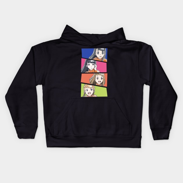 A Place Further Than the Universe Kids Hoodie by SirTeealot